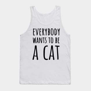 Everybody wants to be a cat lyrics The Aristocats Tank Top